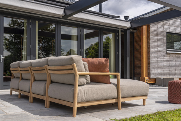 4SO Marie loungeset 2,5-zit met chaise longue - 2
